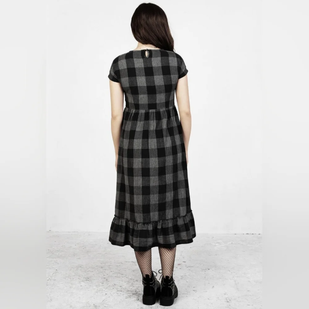 Disturbia Nyctophilia Midi Smock Dress - Picture 4 of 4